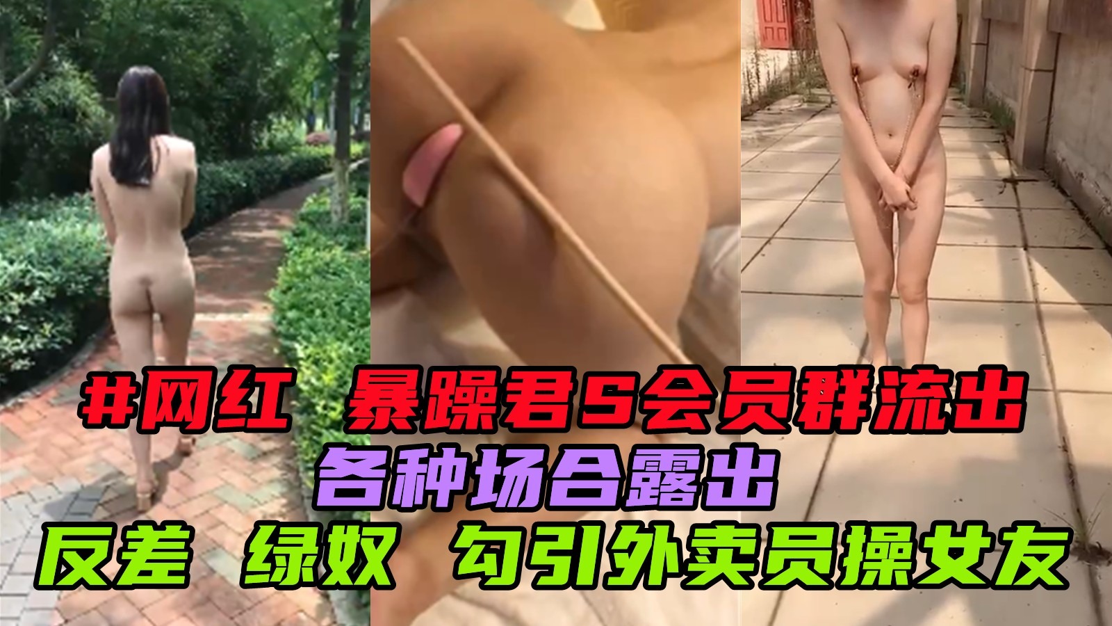 爆躁君s会员群流出反差绿奴勾引外卖员操女友<script src=